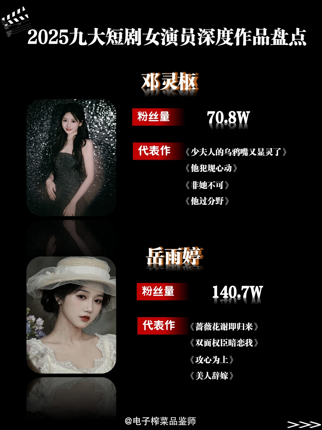 🎬 2025 这九位姐姐的代表作够你刷一整年!