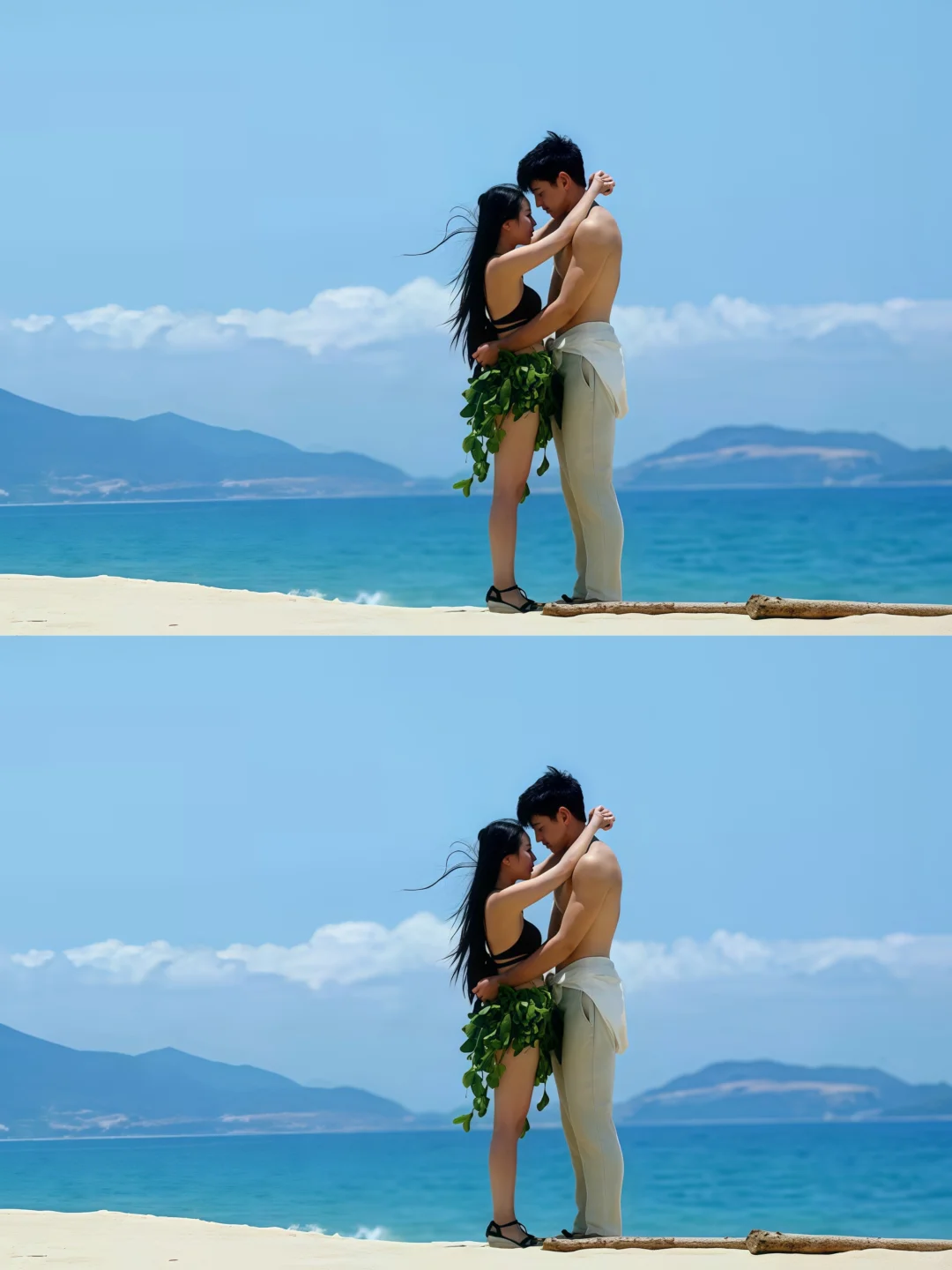 富二代荒岛捡到漂亮女孩，没有道德约束嗨翻