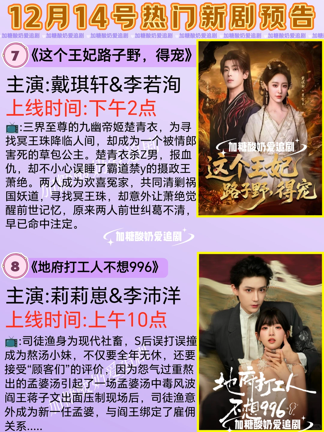 天花板短剧💥12月14日热门短剧预告