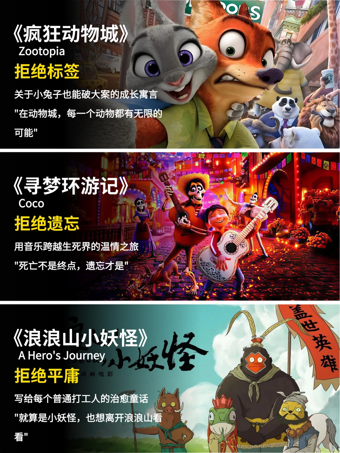 低能量、焦虑时请狂刷这12部高分动画电影❗️