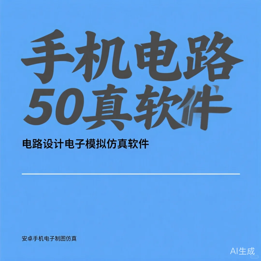 手机电路仿真攻略·安卓电子制图干货