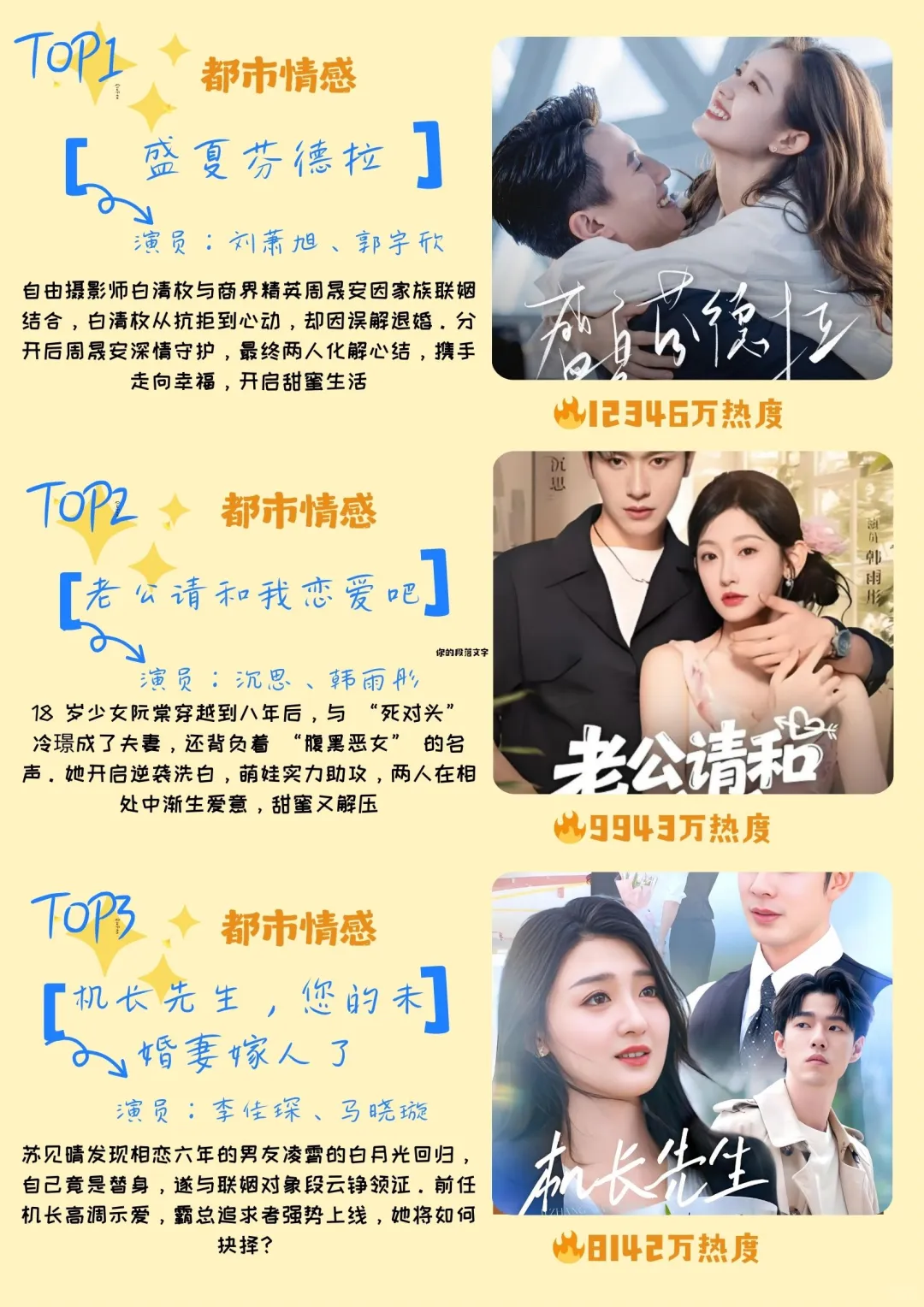 最近热播短剧盘点🔥