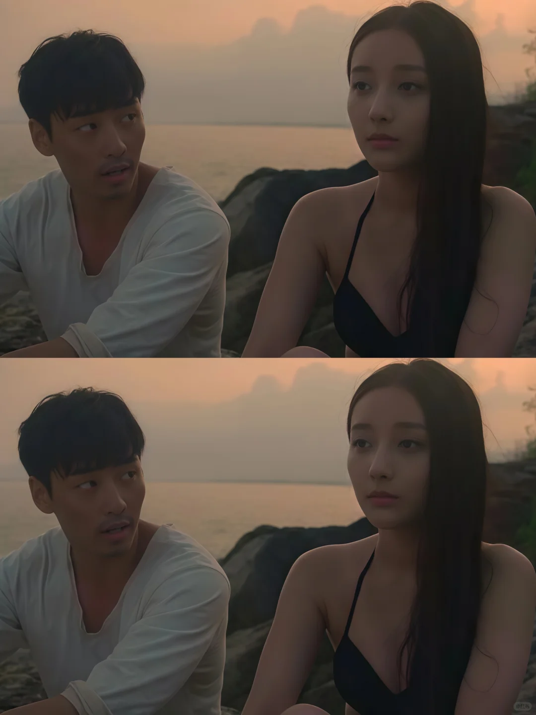 富二代荒岛捡到漂亮女孩，没有道德约束嗨翻