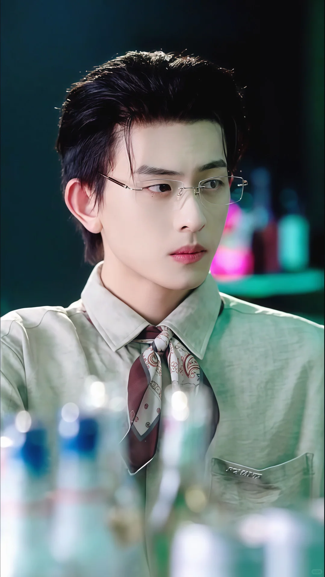 初见裴淮聿「澹滟血初炽，裴回魄未平」