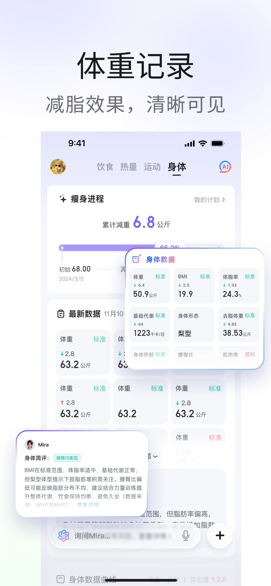 冬天推荐一个减肥app”享瘦“,热量计算非