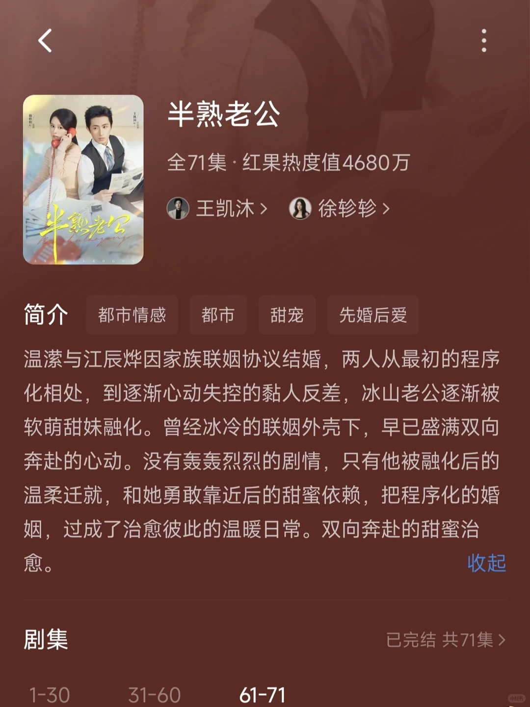 王凯沐的几部剧