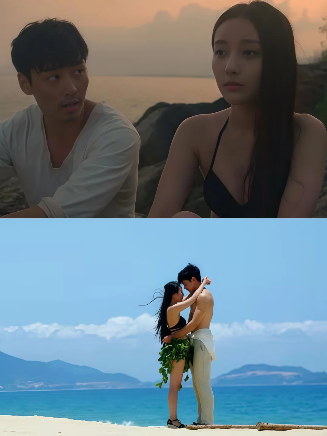 富二代荒岛捡到漂亮女孩，没有道德约束嗨翻