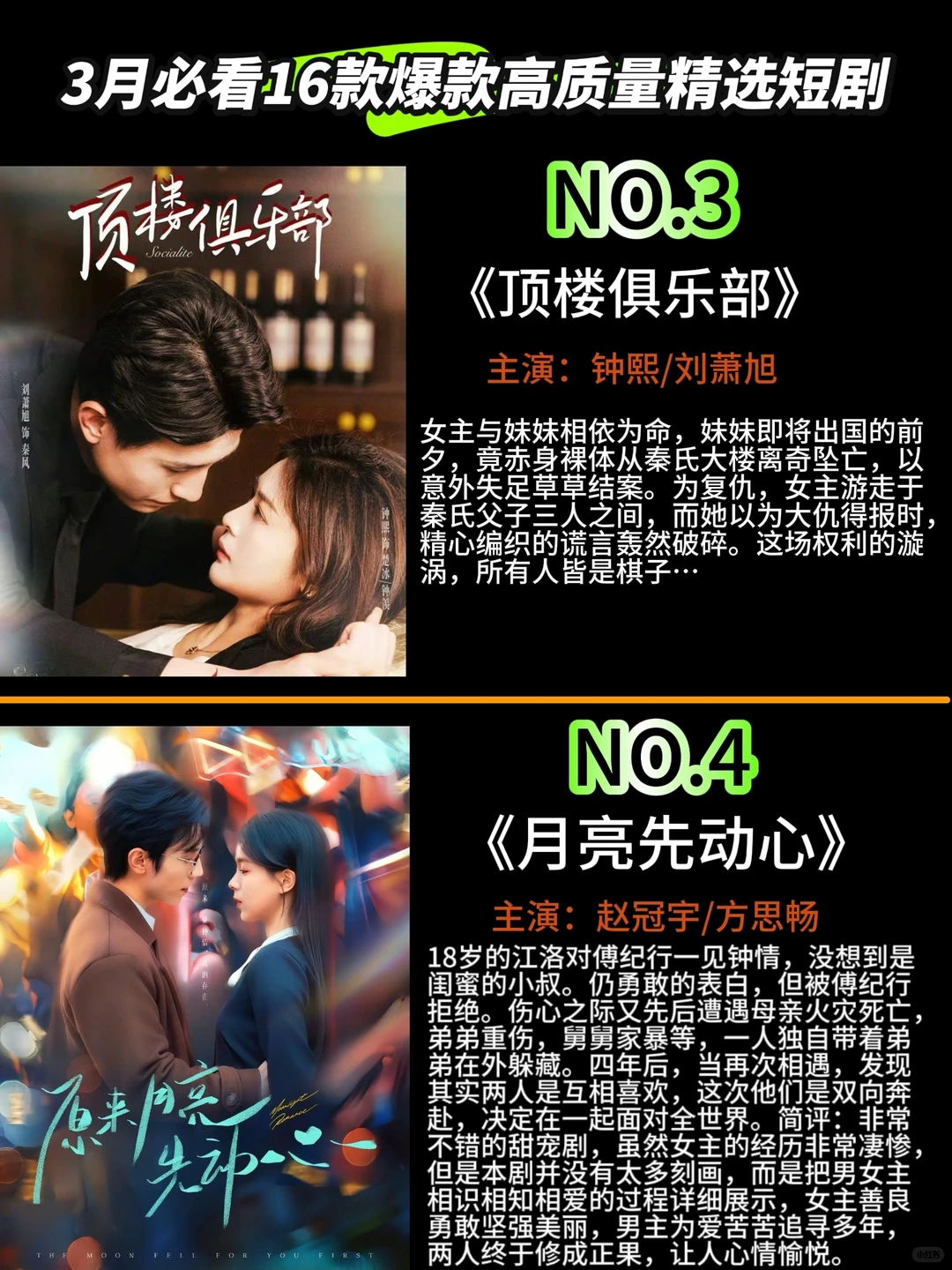 3月份爆款的哪些短剧，你错过了那一部。