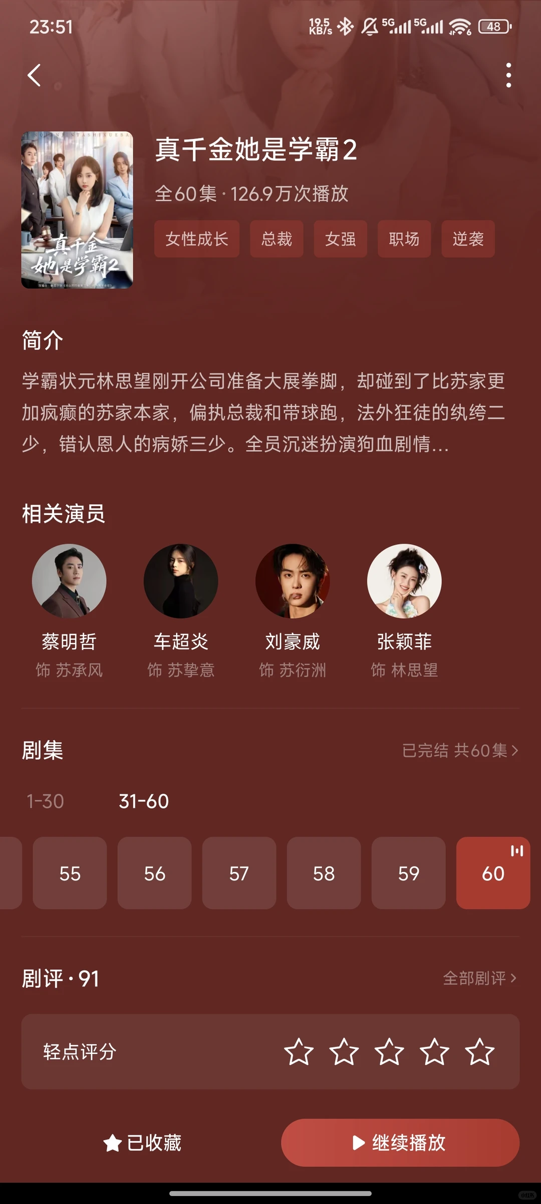 6部高质量红榜短剧倾情推荐!!!