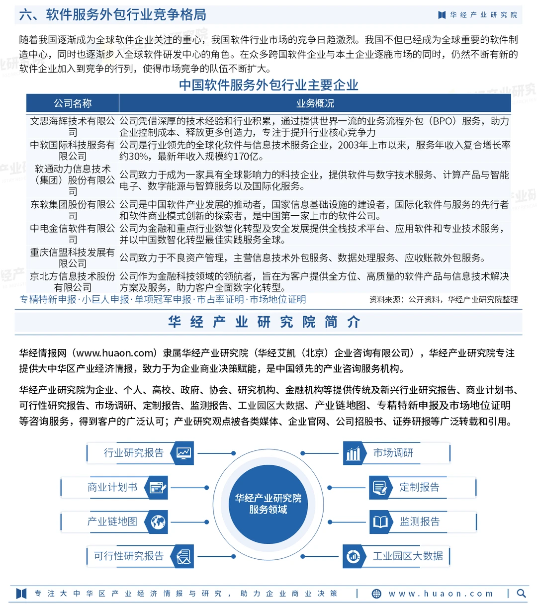 2026年中国软件服务外包行业投资战略研究