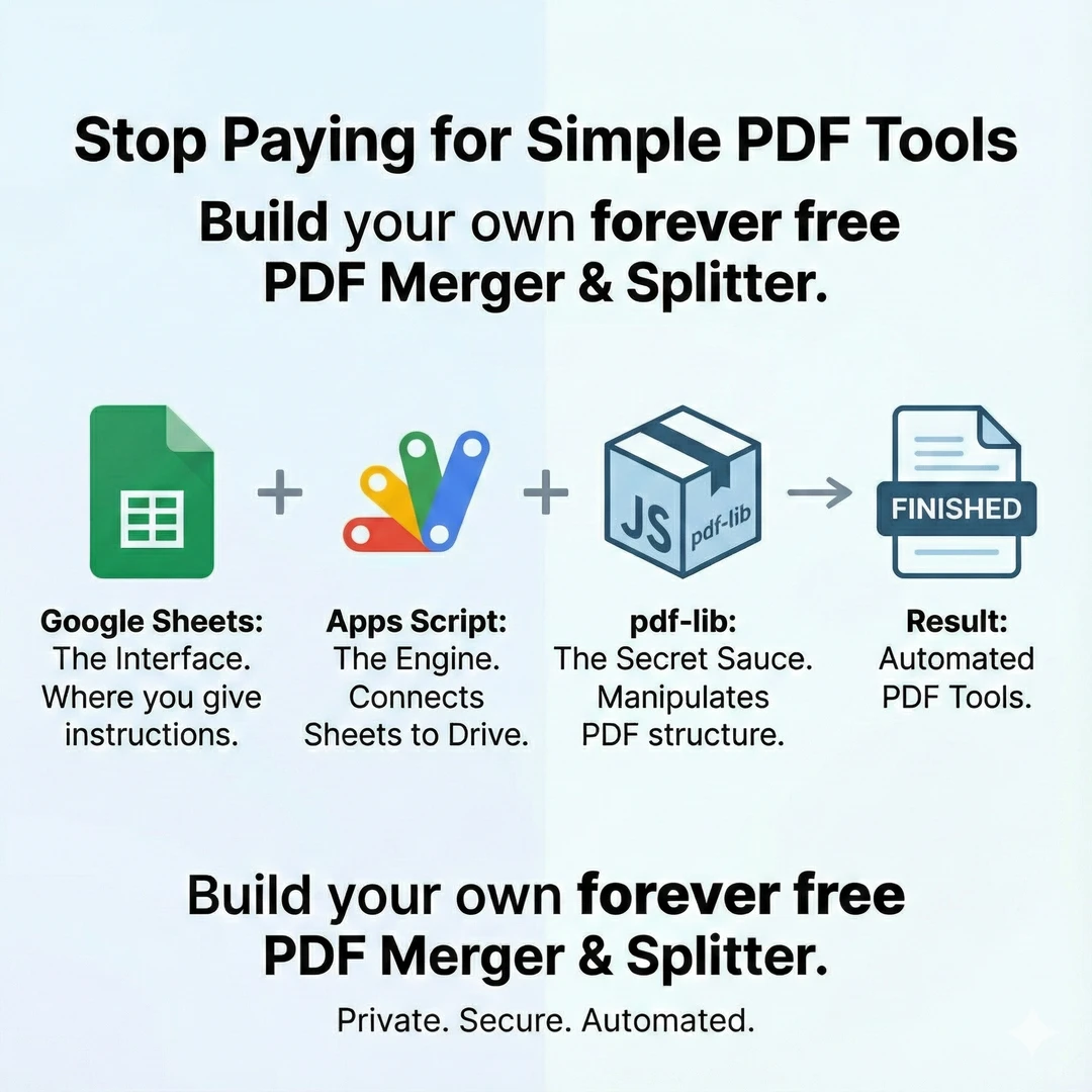 打造永久免费的 PDF 自动化工具