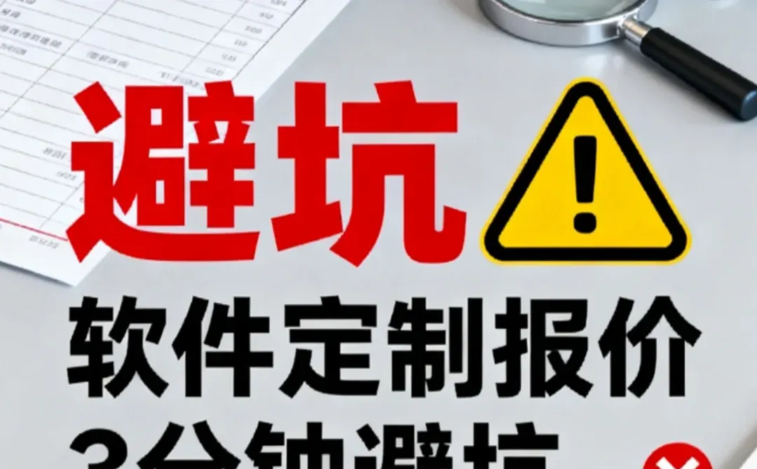 软件定制报价避坑!看懂报价单,不花冤枉钱