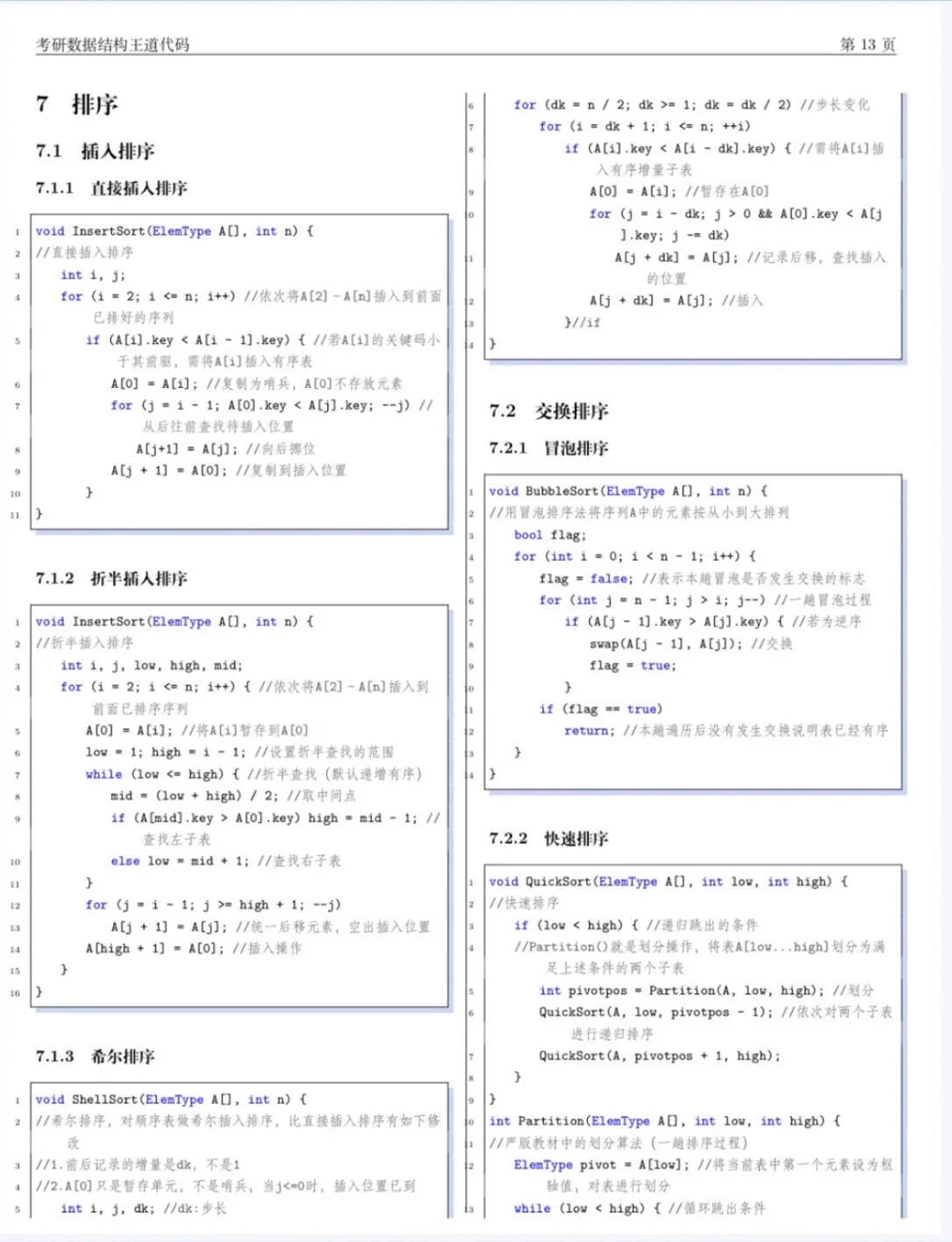 数据结构代码题背完考试就像抄答案！！
