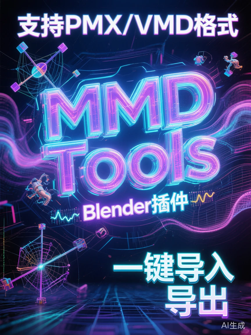 MMD神器!Blender插件真香了💖