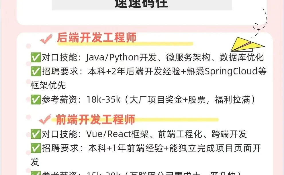 我终于找到了软件工程高薪岗位