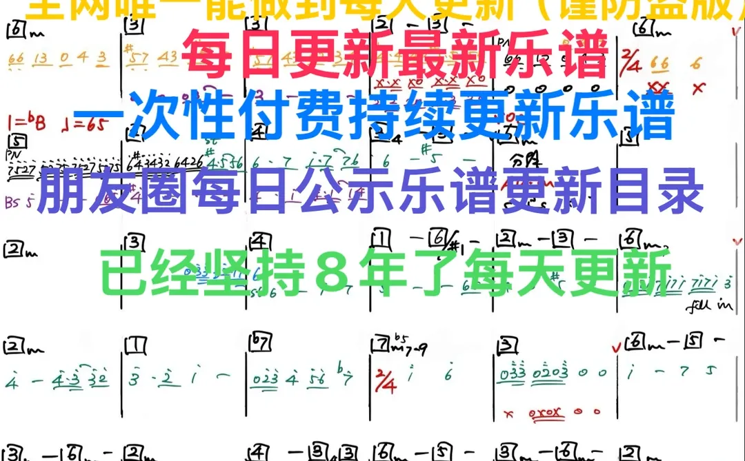 酒吧看谱软件12月17-18号功能譜更新目录总