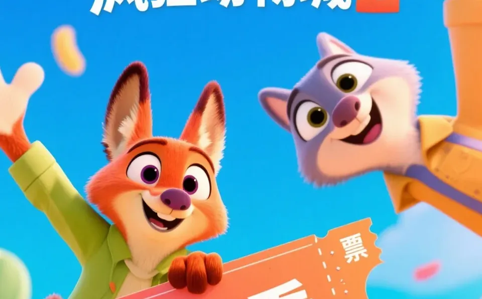 限时领！请你免费看《疯狂动物城2》电影啦