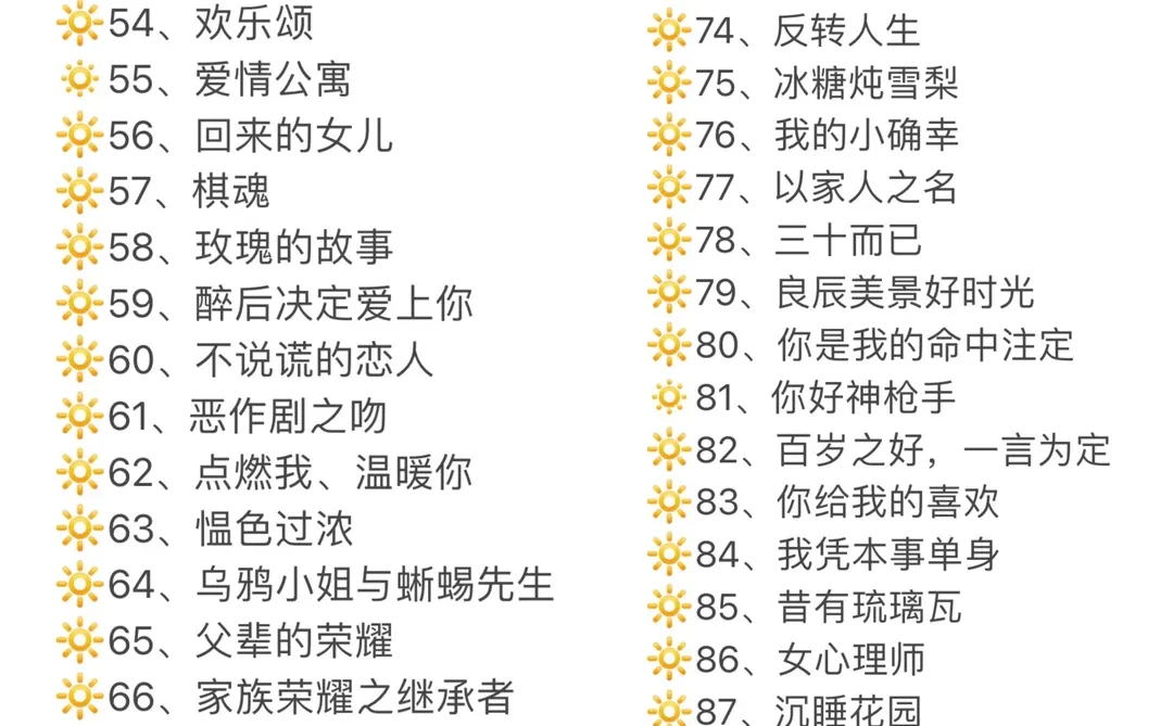 感觉我看的剧，还是现代剧偏多呀😂