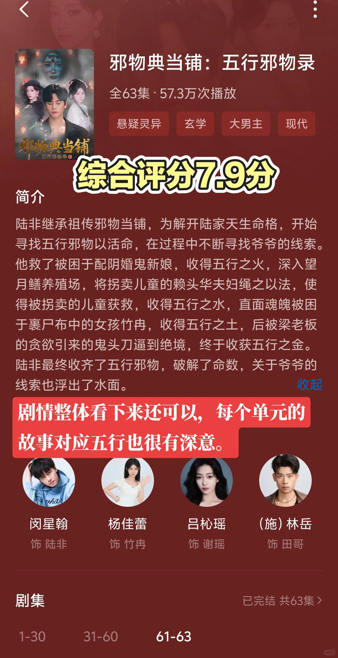 12.14近期看的10部短剧测评碎碎念记录