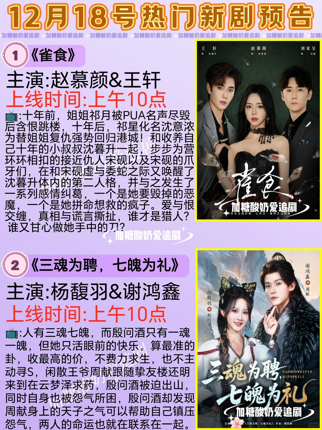 天花板短剧💥12月18日热门短剧预告