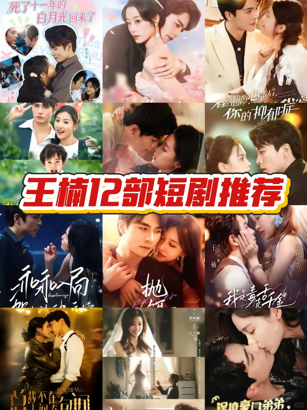 王楠12部短剧作品推荐!剧荒速码!