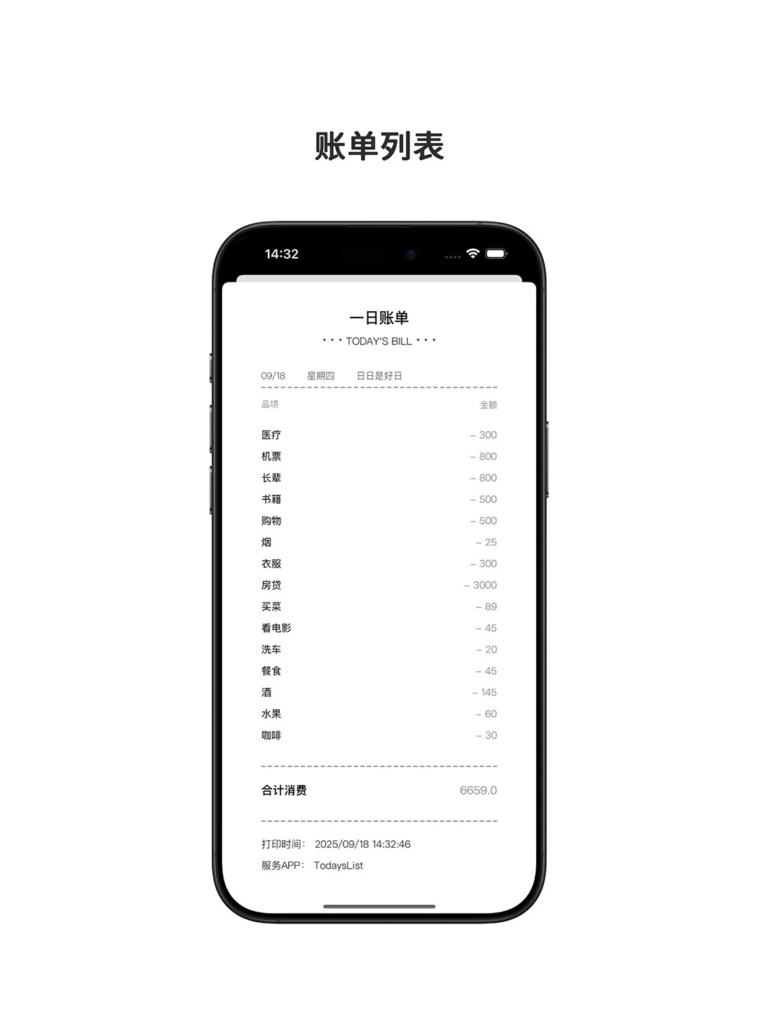 一个 app 承包所有日常｜TodaysList