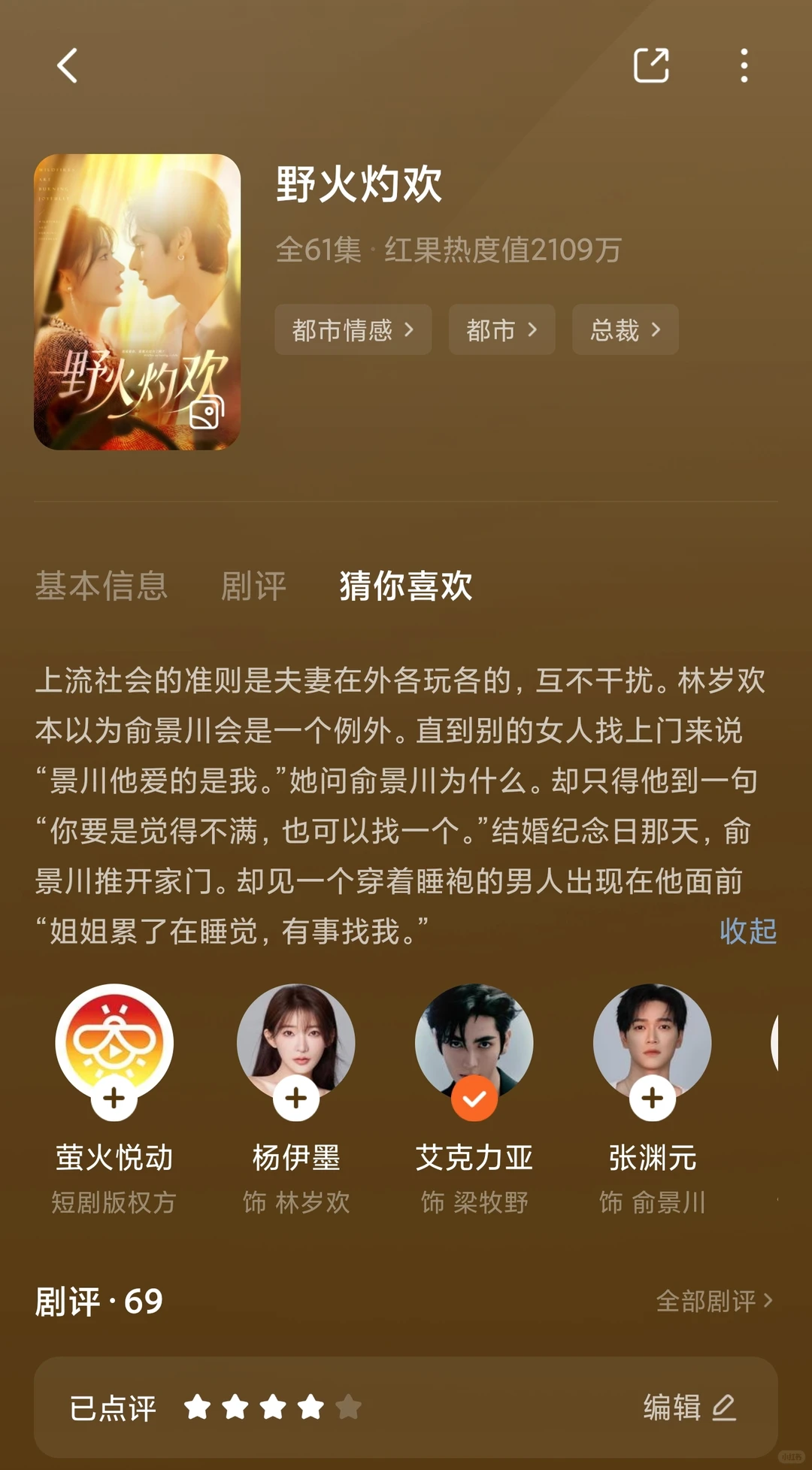 摘脑颜狗刷剧清单36