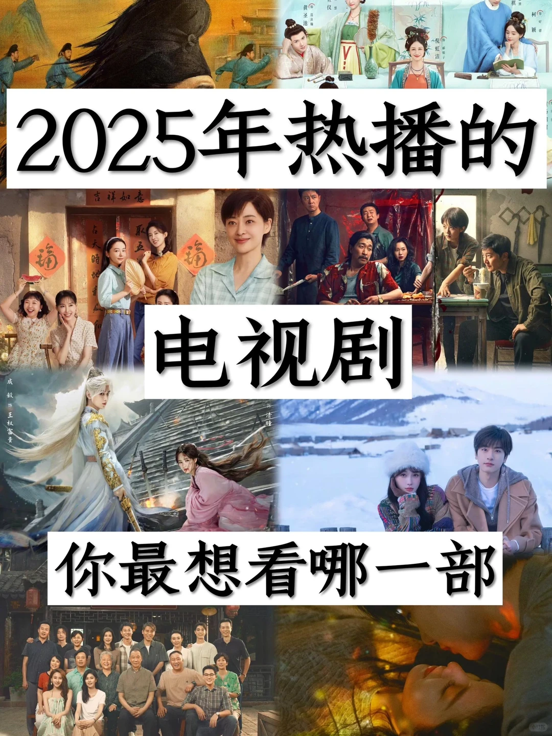 2025最火电视剧，哪一部是你心中的Top1