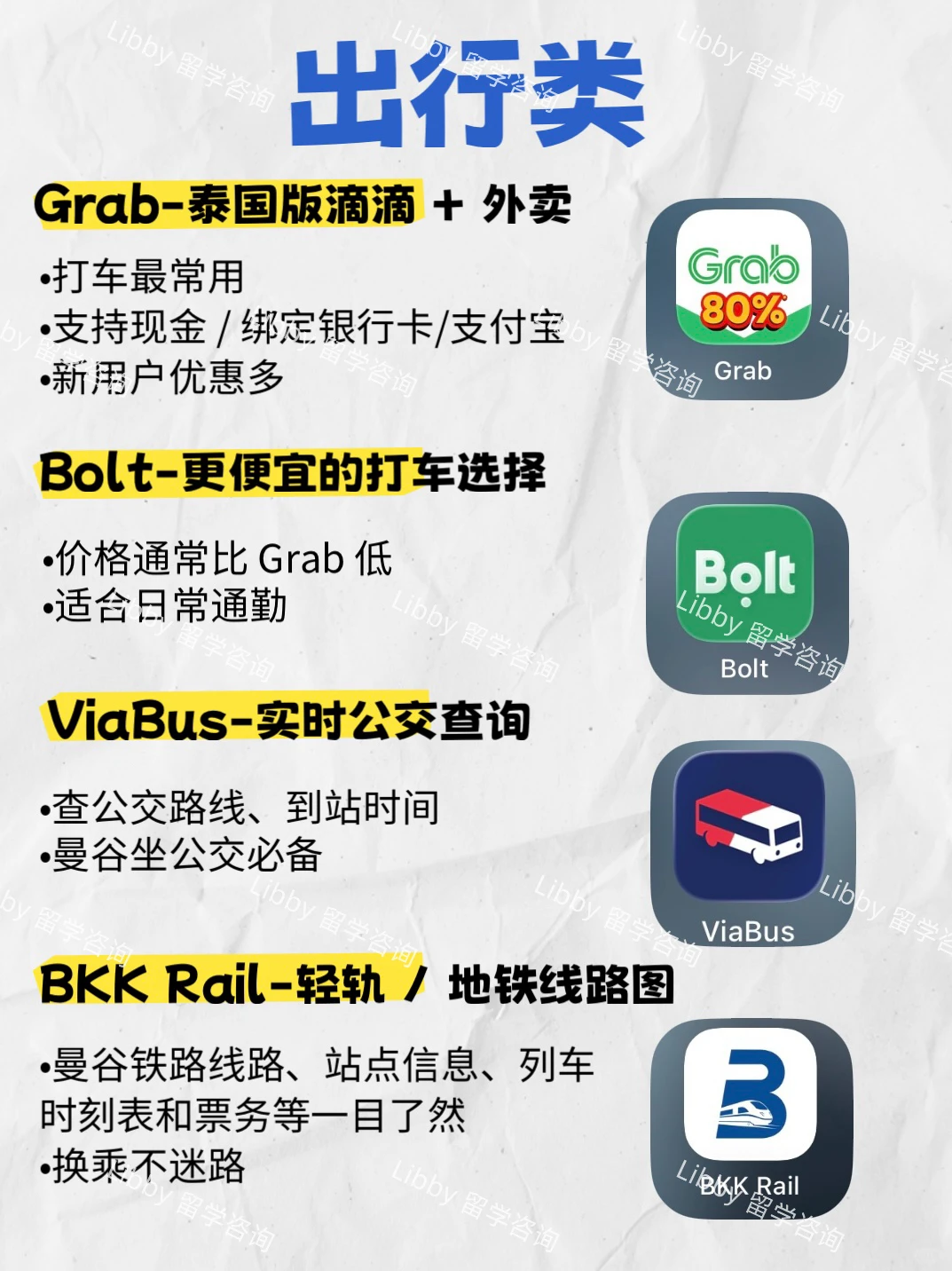 泰国留学/生活必装APP！一站式搞定吃住行
