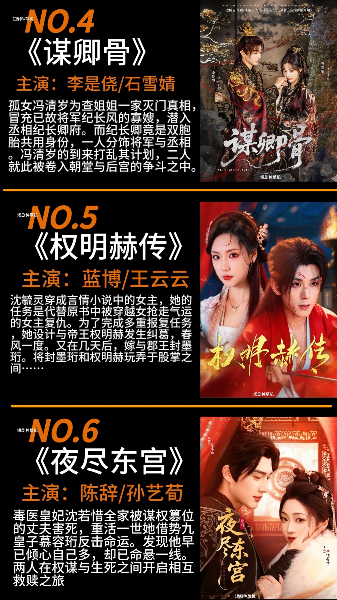 5月高质量精选热播古装短剧第一弹🔥