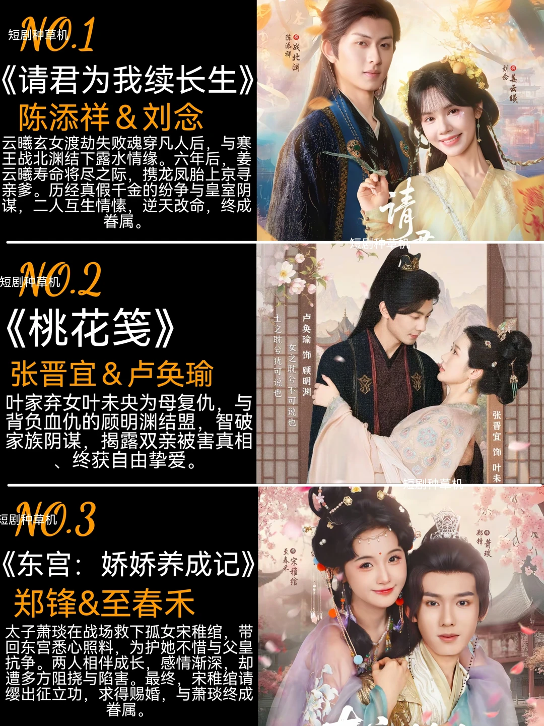 7月高质量热播古装短剧第二弹🔥