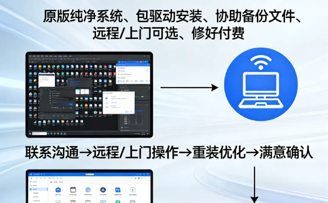 重装系统/软件安装/磁盘清理/故障咨询