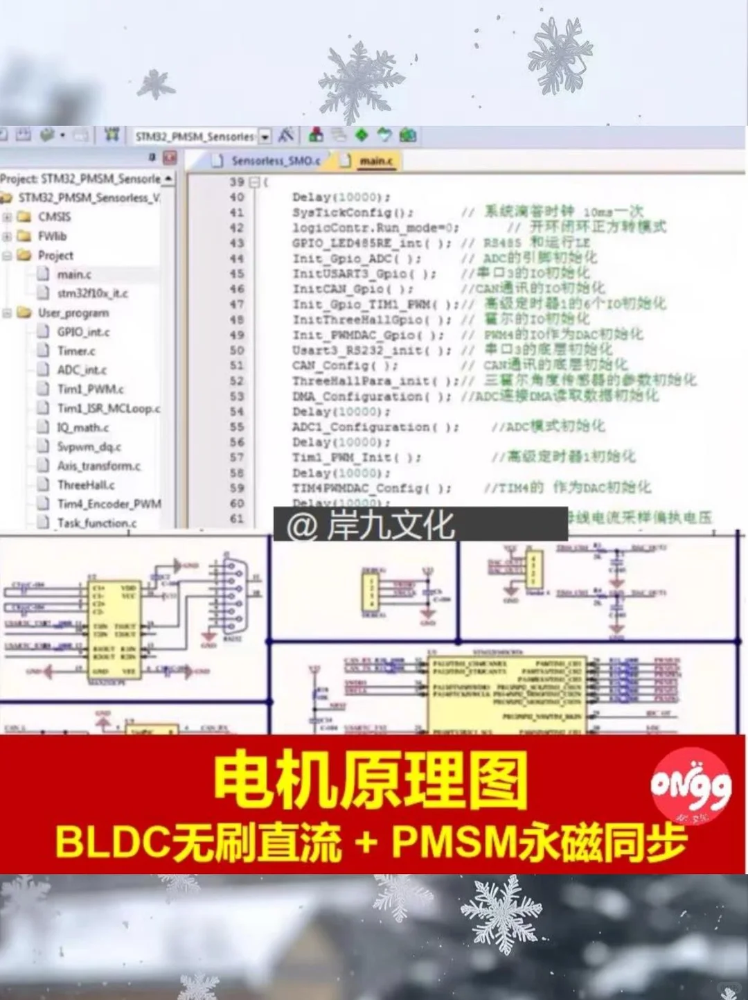 🔥BLDC/PMSM原理图来啦！超详细！