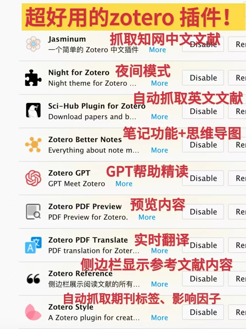 超好用的zotero插件合集✨