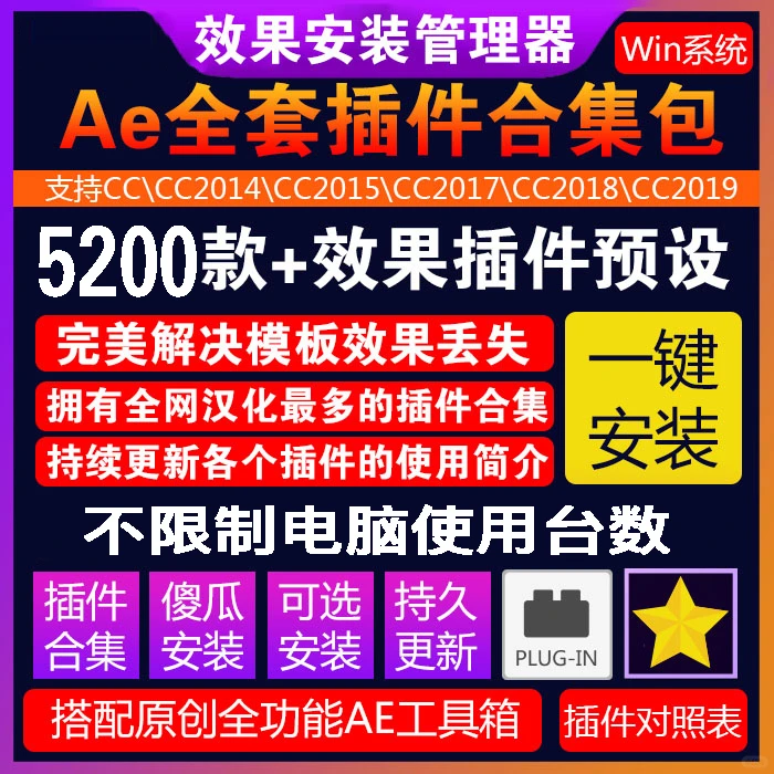 AE插件！史上最全！