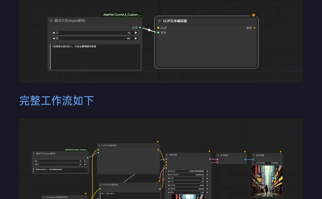 ComfyUI必备插件41：AlekPet汉化~