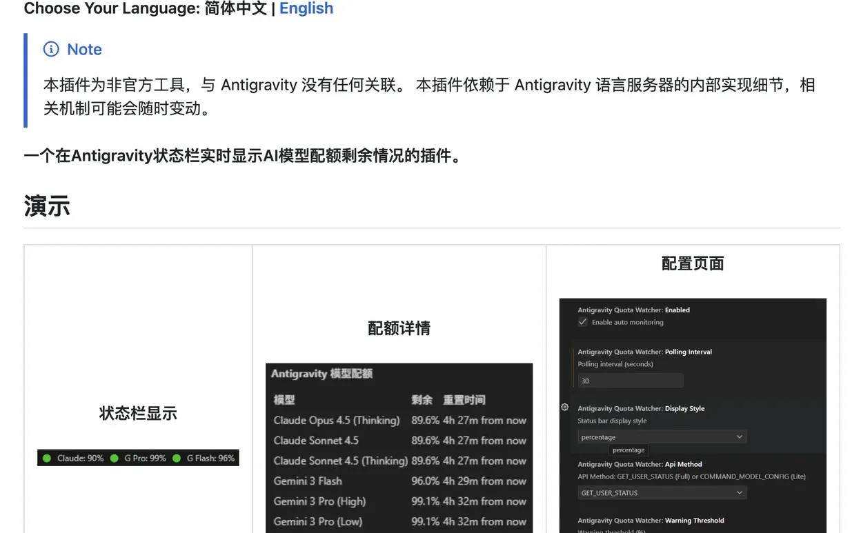 算是Antigravity必装插件了