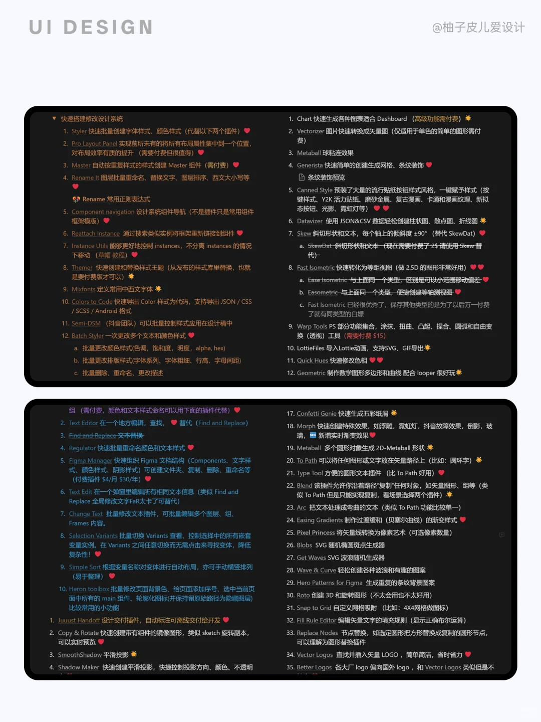 大厂都在用的figma插件库！