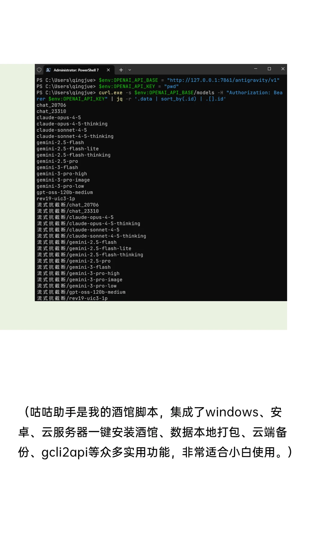 酒馆咕咕助手|免费使用Gemini3|Claude opus