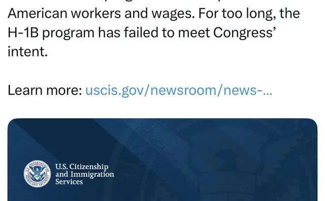 H1B最新规定：取消抽签➕10万美元申请费