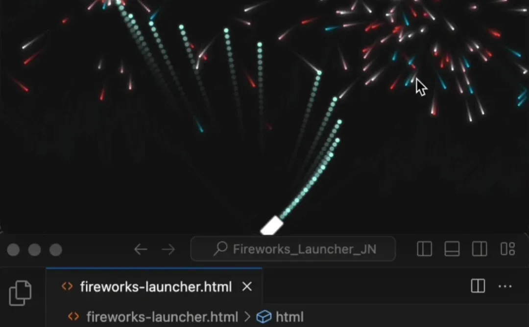 放烟花🎉源码可拿！