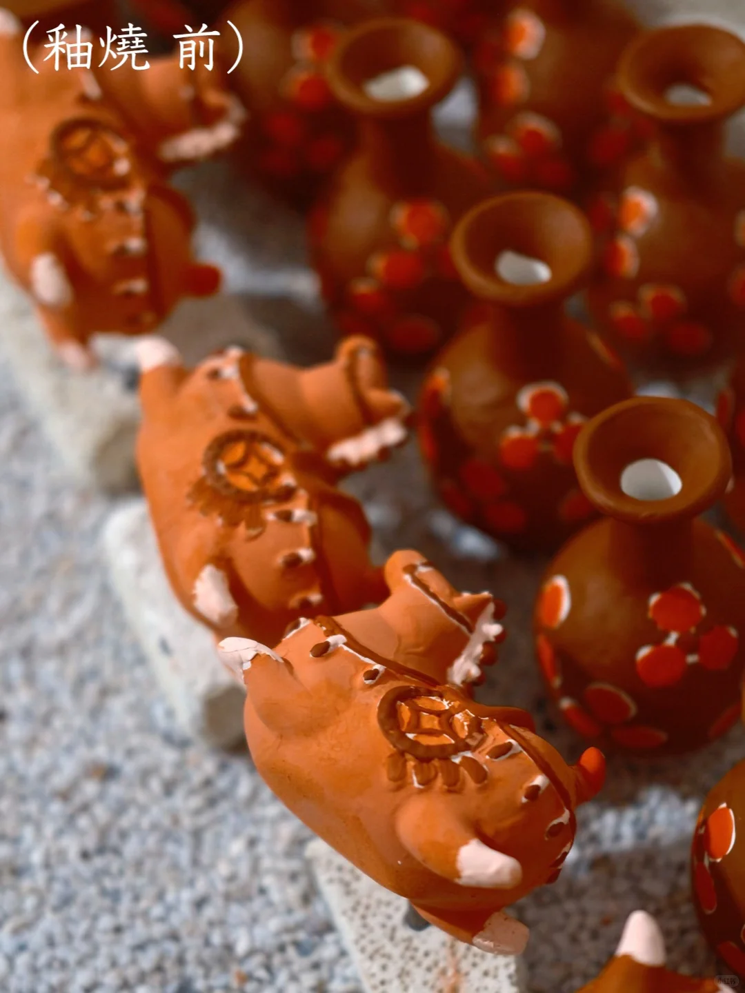 我的陶瓷三彩马，出窑啦！