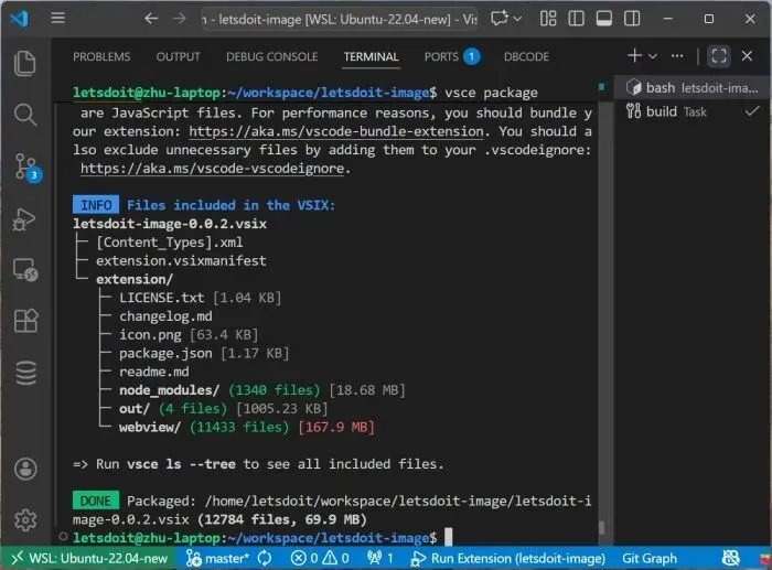 VSCode插件開發(fā)(三)- 給插件瘦身-夜雨聆風(fēng)