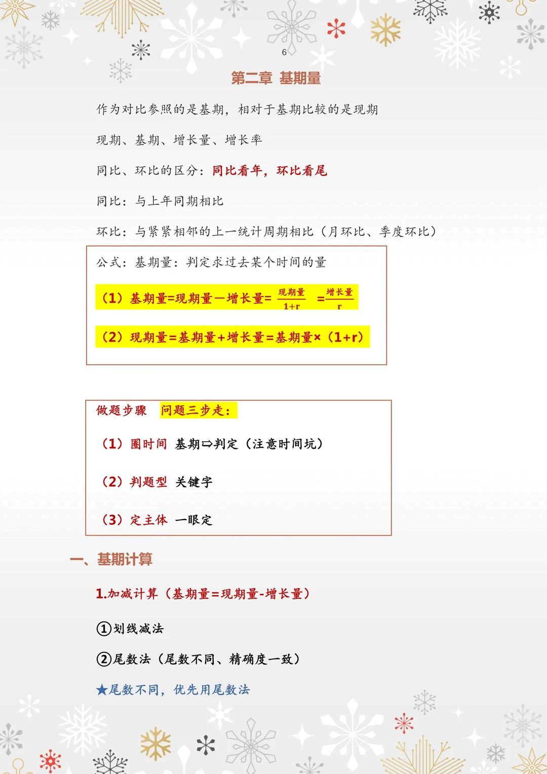 高照资料分析3+2知识点梳理1.0｜附免费PDF版