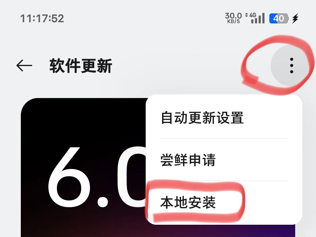 oppo一加真我本地更新教程