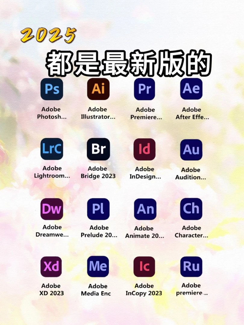 Adobe2025全家桶！安装说明~