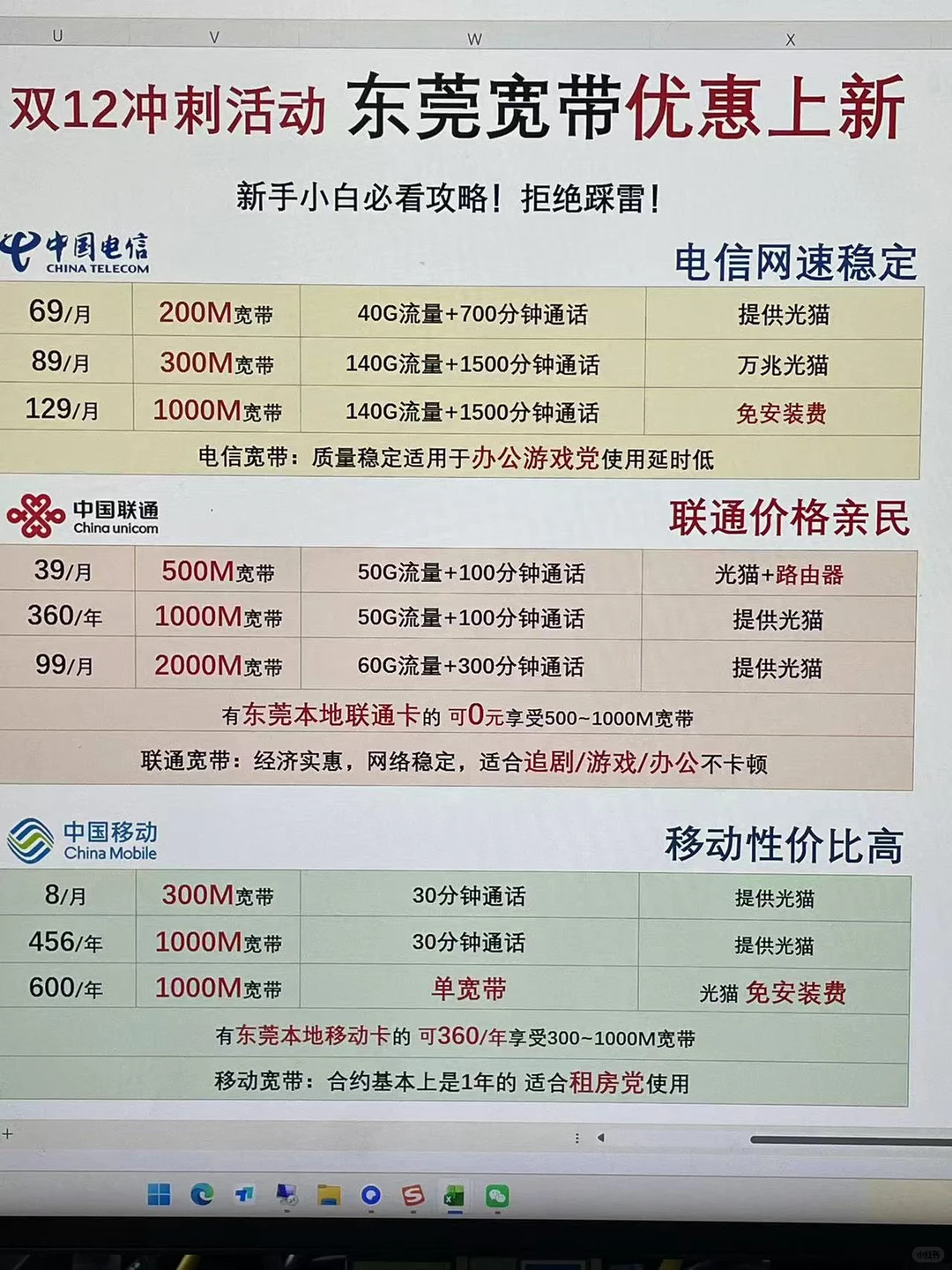 东莞宽带优惠上新！