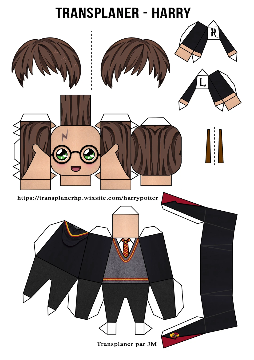 有位法国博主做了个哈利·波特手工网站！