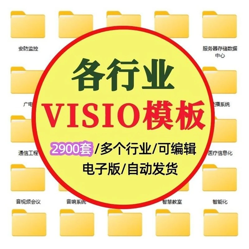 Visio模板素材实例
