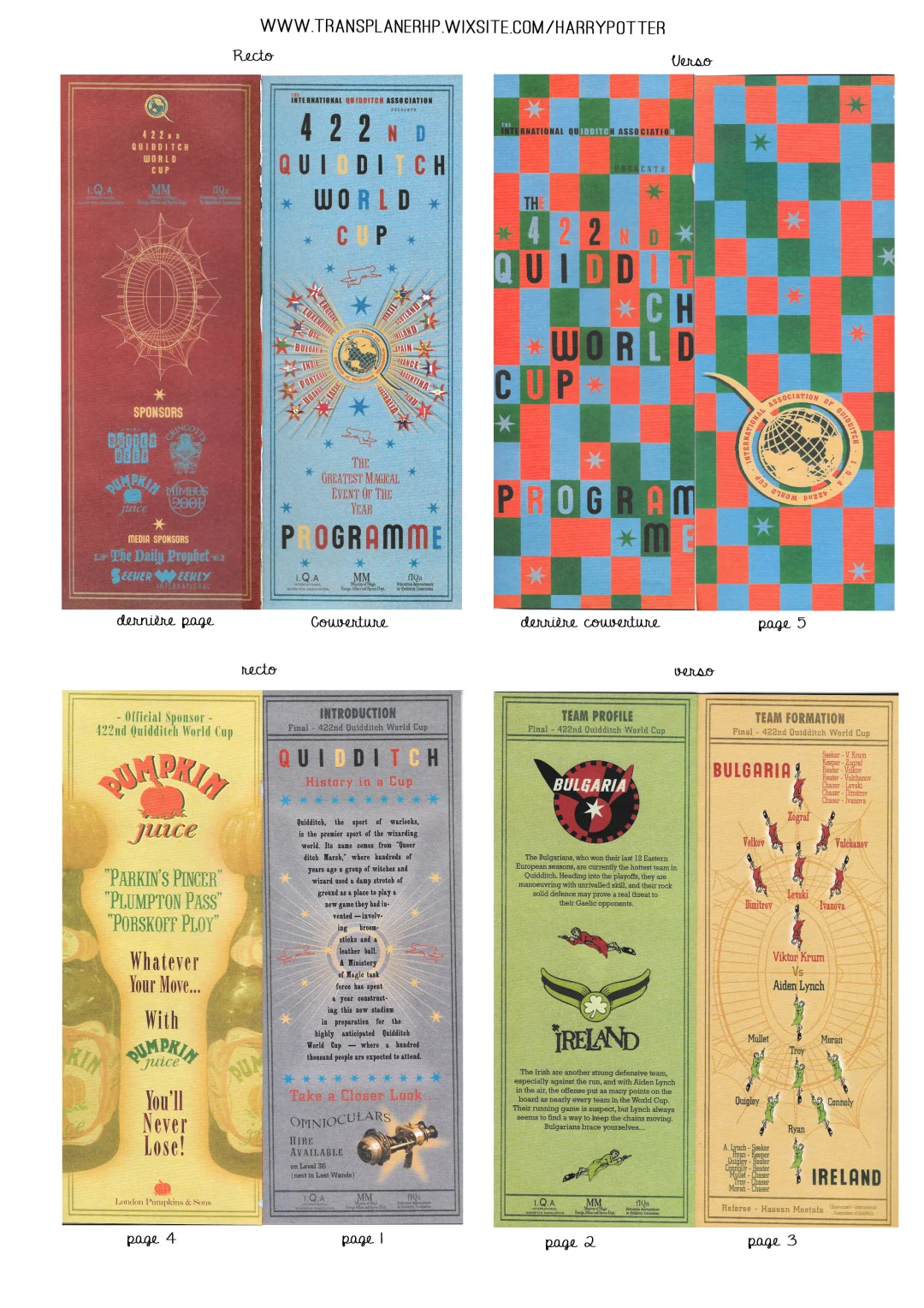 有位法国博主做了个哈利·波特手工网站！